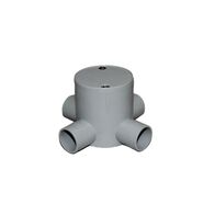 Four Way Deep Junction Box for 25mm Conduit | Durable Construction | Four Entry Points | GTS