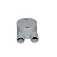 20MM Shallow Junction Box | Compatible with 20mm Conduit | Compact Design & Durable Construction by GTS