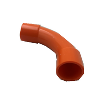 25mm Standard Bend Orange | Durable PVC | Smooth Wiring Protection | Easy Identification by GTS