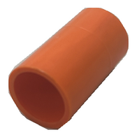 20mm Solid Coupling | Durable Plastic | Bright Orange Color | Secure Connection by GTS