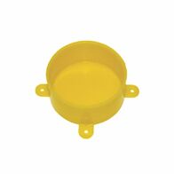 Disposable Conduit Lid with Lugs | Durable Plastic | High Visibility Yellow | Single-Use by GTS