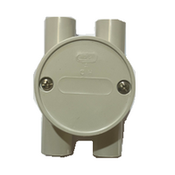 20mm Deep Junction Box H Style | Durable Plastic | Compact Design & Efficient Wiring | GTS