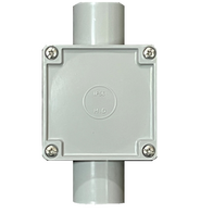 32mm 2 Way Adaptable Junction Box | Durable Plastic | Versatile Conduit Connections | Long-Lasting Use by GTS