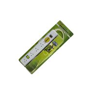 4 Way Powerboard for TV & Entertainment Devices | Eco-Friendly Design | 4 Outlets | GTS