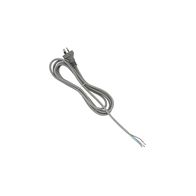 Flexible Power Cable with Plug | 1.7M Length | 10 Amp Current Rating | 3 Core Grey by GTS