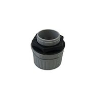 32mm Corrugated Conduit Straight Gland | Includes Locknut & Durable Plastic | Secure Connection by GTS