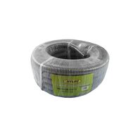 Corrugated Conduit 25mm x 10m | Medium Duty | Flexible Cable Protection | Grey by GTS