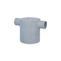 20mm Two Way Deep Junction Box | Durable Plastic | Versatile Conduit Entry | 1 Year Warranty by GTS
