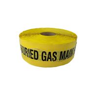 Gas Detectable Warning Tape | 250m Length | Bright Yellow Color | Durable Plastic by GTS
