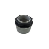 50mm Corrugated Conduit Straight Gland | Includes Locknut & Durable Design | Secure Connection by GTS