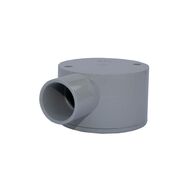 25mm One Way Shallow Junction Box | Durable Plastic | Compact Design | Electrical Conduit by GTS
