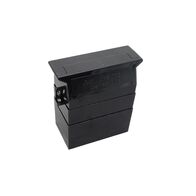 Victorian Cut Out Fuse 22mm BW | Classic Design | Black Finish by GTS