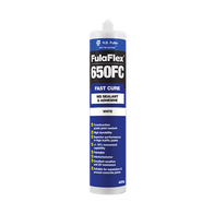 Hybrid Polymer Fast Cure Sealant & Adhesive | Solvent-Free | Weatherproof & Flexible | 420g White by H.B Fuller