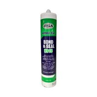 Bond & Seal Adhesive | Permanently Elastic | UV & Weather Resistant | Grey by CW Brands