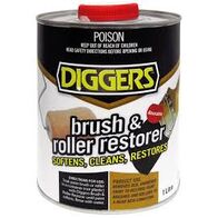 Brush & Roller Restorer | 1L Volume | Removes Hardened Paint | Compatible with Enamel & Lacquer by CW Brands
