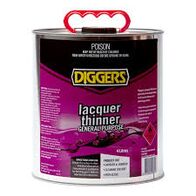 Thinner Lacquer 4LT | Fast-Drying Formula | Ideal for Cleaning Brushes & Tools | Compatible with Lacquer-Based Products by CW Brands