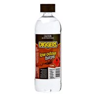 Low Odour Turps 1L | Indoor Use | Effective Brush Cleaner & Thinner | Low VOC by CW Brands