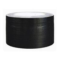 Cloth Tape Black 48mm | 25m Length | Strong Adhesion & High Durability | Black by CW Brands