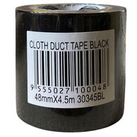 Cloth Tape Black 48mm | 4.5m Length | Strong Adhesion & High Durability | CW Brands