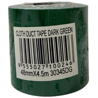 Cloth Tape Dark Green 48mm | 4.5m Length | Strong Adhesion & Durable | Multi-Surface by CW Brands