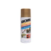 Lacquer Spray Paint Anchor Gold | Fast-Drying | Scratch & Fade Resistant | Glossy Finish by CW Brands