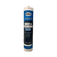 Roof & Plumbing Silicone Sealant | Excellent Weather Resistance | High Flexibility | Grey by CW Brands