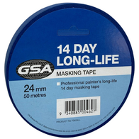 Blue Masking Tape 24mm | 50m Length | Residue-Free & Durable | 14-Day Adhesion by CW Brands