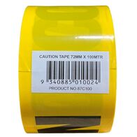 Caution Tape 72mm x 100m | High-Visibility Color | Weather-Resistant Material | Easy Setup by CW Brands