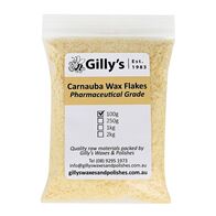 Carnauba Wax Flakes 100g | Hard Wax with Gloss Finish | Versatile for Wood & Furniture by CW Brands