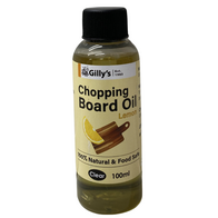 Chopping Board Oil Lemon | Food Safe Formula | Prevents Cracking & Splitting | 100g by CW Brands