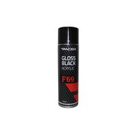 Acrylic Spray Paint Gloss Black | 400g | High-Gloss Finish & Excellent Coverage | Automotive Use by CW Brands