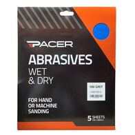 Wet & Dry Sandpaper Sheets 180 Grit | Pack of 5 | Durable & Moisture-Resistant by CW Brands