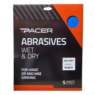 Wet and Dry Sandpaper Sheets 240 Grit | 5 Pack | Moisture Resistant & Versatile by CW Brands