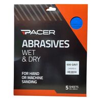 Wet & Dry Sandpaper Sheets 600 Grit | 5 Pack | Moisture Resistant & Versatile by CW Brands