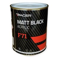 Automotive Paint 1L | Matte Black Finish | Smooth Application & Professional Results by CW Brands