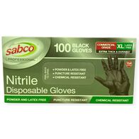 Nitrile Disposable Gloves XL | 100 Gloves per Box | Chemical Resistant & Comfortable Fit by CW Brands