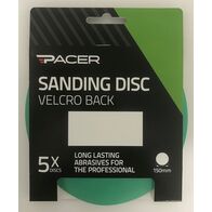 Velcro Abrasive Discs 150mm | Extra-Fine 1500 Grit | 6 Holes | 5 Pack by CW Brands