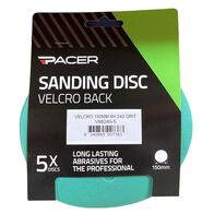 Velcro Sanding Discs 150mm | 240 Grit | 6 Holes | Durable Design by CW Brands