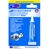 Threadlocker Blue 6ml | Medium Strength | Vibration Resistant | Chemical Resistant by CW Brands