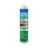 Roof & Gutter Silicone Sealant | Neutral Cure | Waterproof & UV Resistant | 300g Black by H.B Fuller