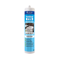 Sanitary Silicone Sealant 300g Cartridge | Mould Resistant | Neutral Cure | Mid Grey by H.B Fuller