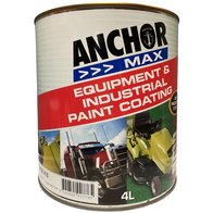 Fast Drying Enamel Paint | 4L Volume | High-Quality Finish & Machinery Oil Resistance | Orange by CW Brands