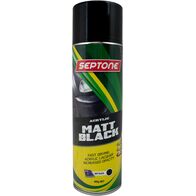 Acrylic Paint Aerosol Matt Black | Fast Drying | Excellent Coverage | Durable Finish | 400g by CW Brands