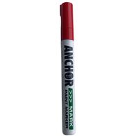 Red Paint Marker with Reversible Nib & Xylene Free Ink | High Visibility | Multi-Surface by CW Brands