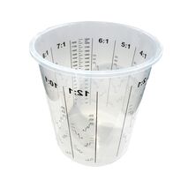 Mixing Cup 2240ml | Durable Plastic | Calibrated Measurement Markings | Reusable Design by CW Brands