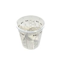 Mixing Cup 650ml | Durable Plastic | Calibrated Measurement Markings | Reusable Design by CW Brands