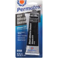 Black Silicone Adhesive Sealant | -59°C to 232°C | Waterproof & Flexible | Sensor-Safe by CW Brands