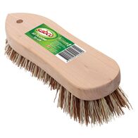 All Purpose Scrub Brush | Super Strong Bristles | Ergonomic Wooden Handle | Multi-Surface by CW Brands