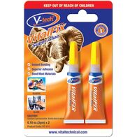 Super Glue Twin Pack | 3g Tubes | Fast-Acting & Quick-Drying | Precision Applicator by CW Brands
