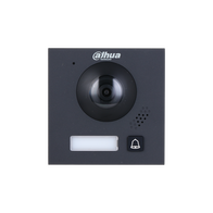 IP Apartment Intercom | 2MP HD Camera | IK07 & IP65 Rated | Black by Dahua Technology